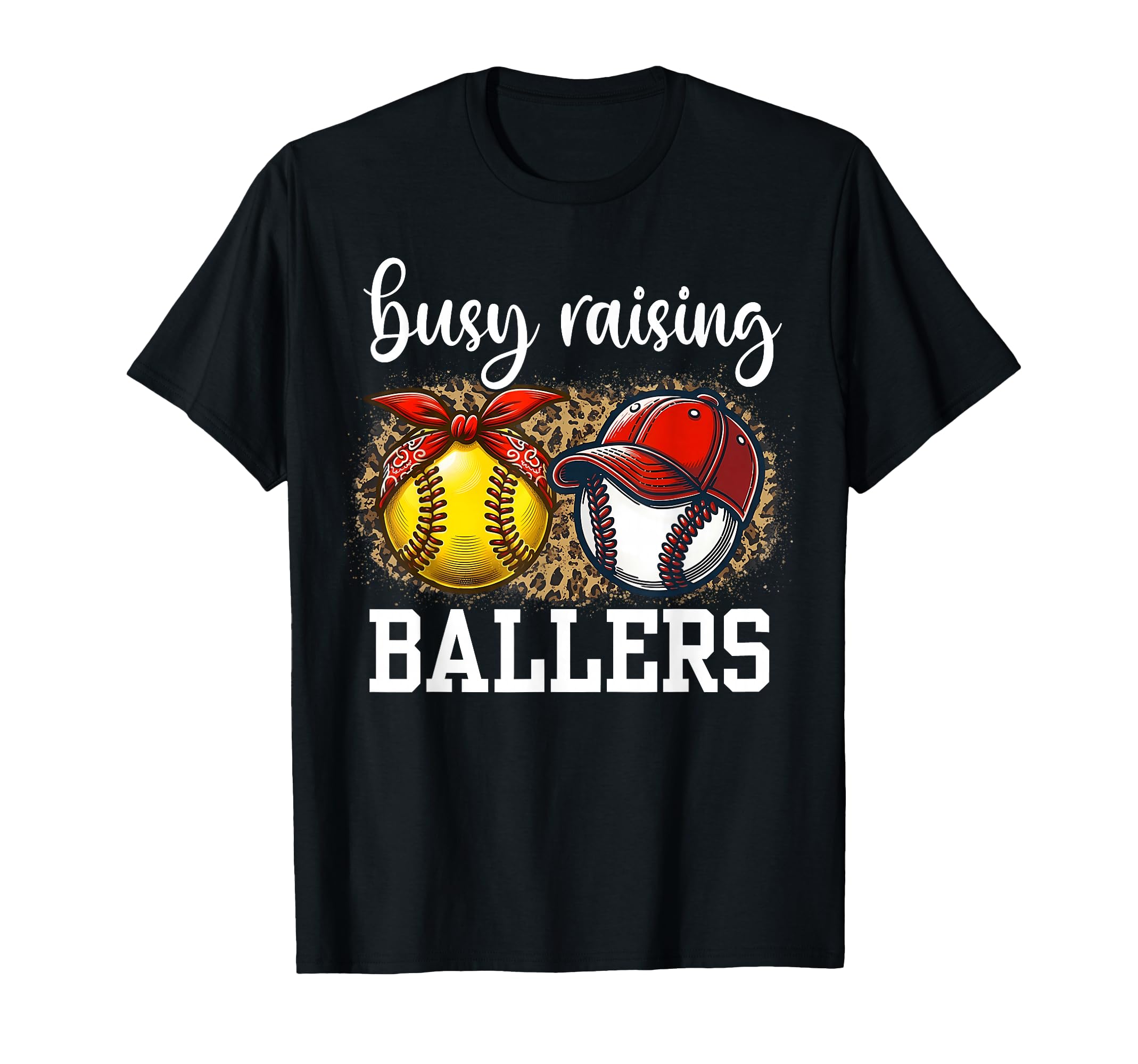 Busy Raising Ballers Baseball T-Shirt - Custom Art Print for Adults - T-Shirt, Sweatshirt, Hoodie