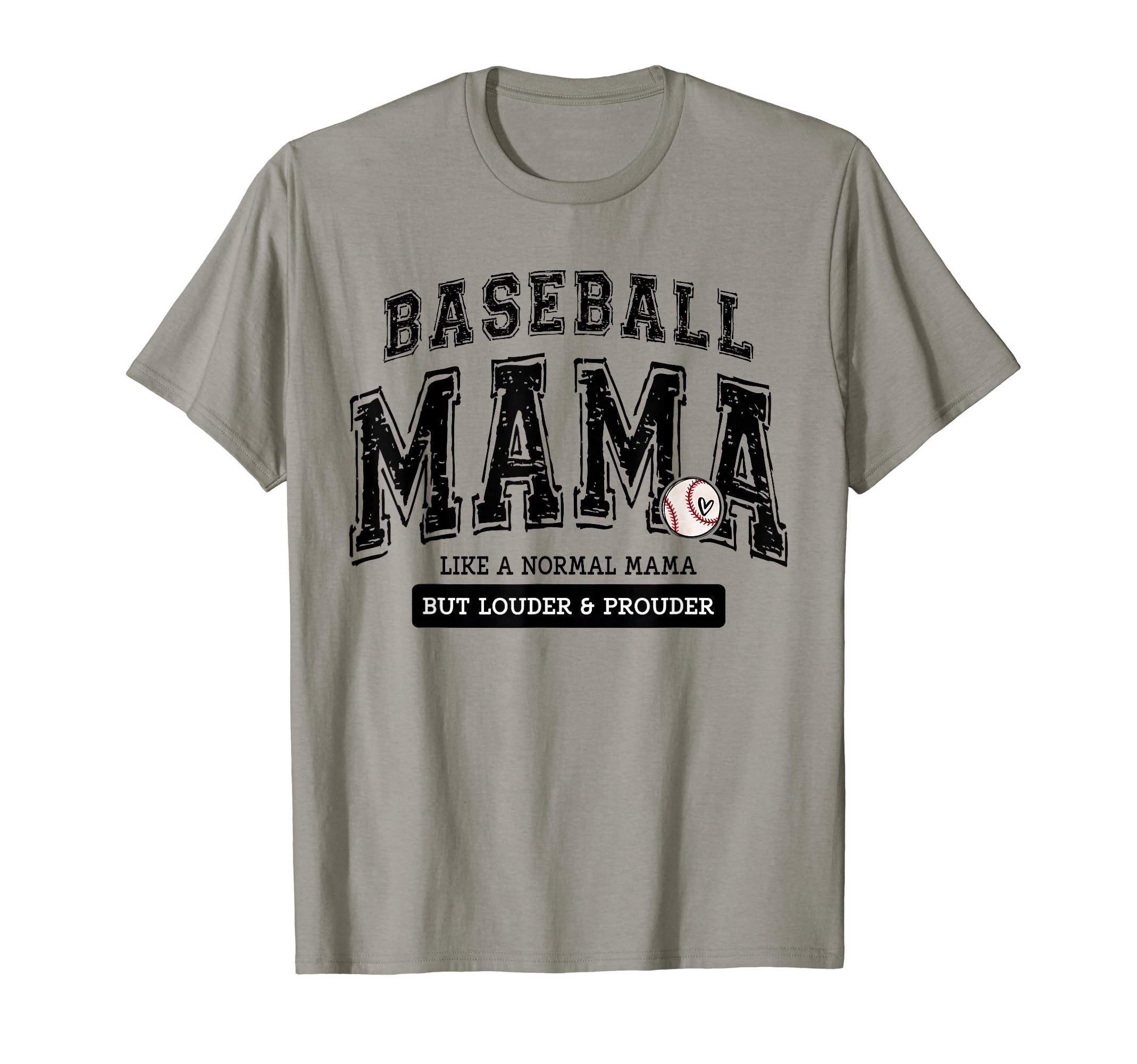 Baseball Mama Varsity Like Normal T-Shirt - Streetwear Style for Adults - T-Shirt, Sweatshirt, Hoodie