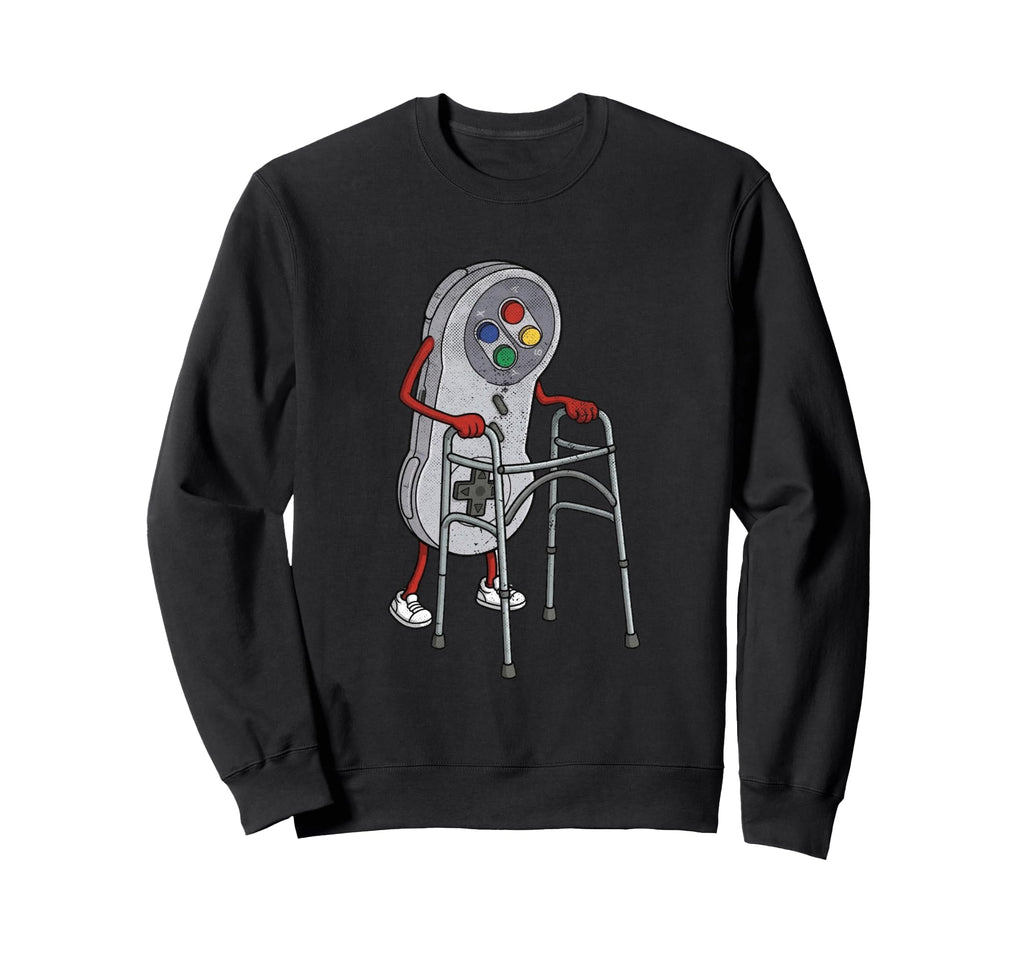 Old Gamer Gaming 90S Video Game Sweatshirt - Aesthetic Graphic Unisex - T-Shirt, Sweatshirt, Hoodie