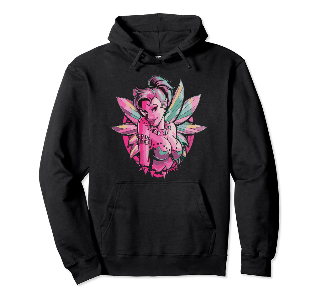 Vaporwave Grunge Fairy Aesthetic Hoodie - Aesthetic Graphic for Adults - T-Shirt, Sweatshirt, Hoodie