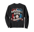 Viral Fathers Day Patriotic Baseball Dad Sweatshirt - Trendy Graphic Unisex - T-Shirt, Sweatshirt, Hoodie