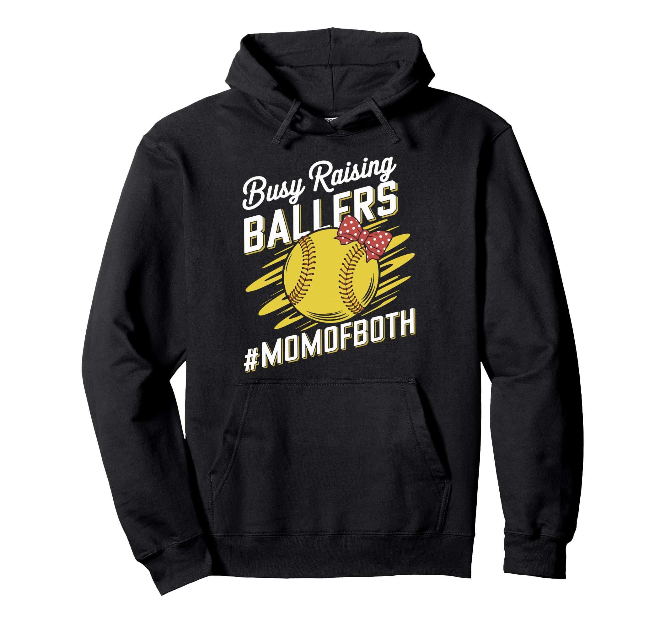 Softball Sports Player Mother Raising Hoodie - Graphic Print Men Women - T-Shirt, Sweatshirt, Hoodie