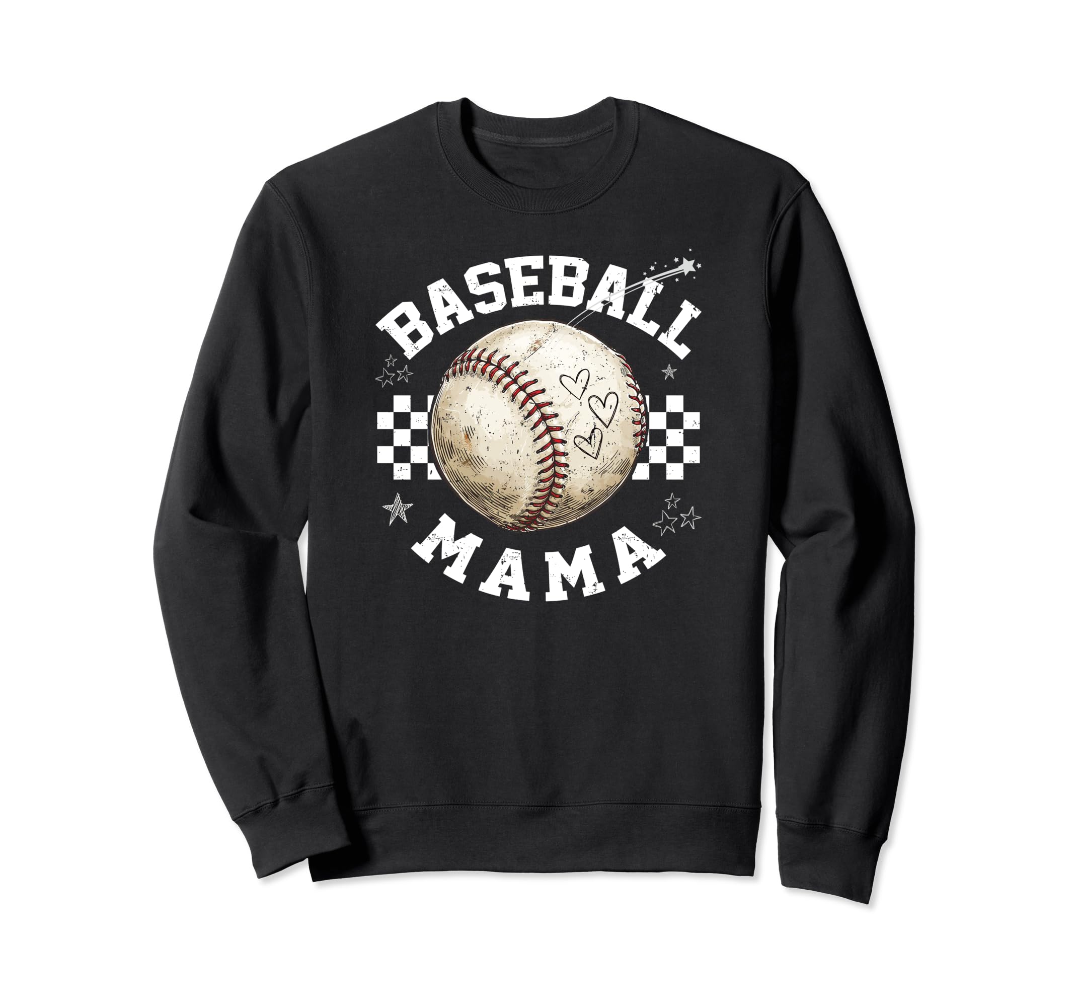 Baseball Mama Trendy Team Moms Sweatshirt - Minimalist Print for Adults - T-Shirt, Sweatshirt, Hoodie