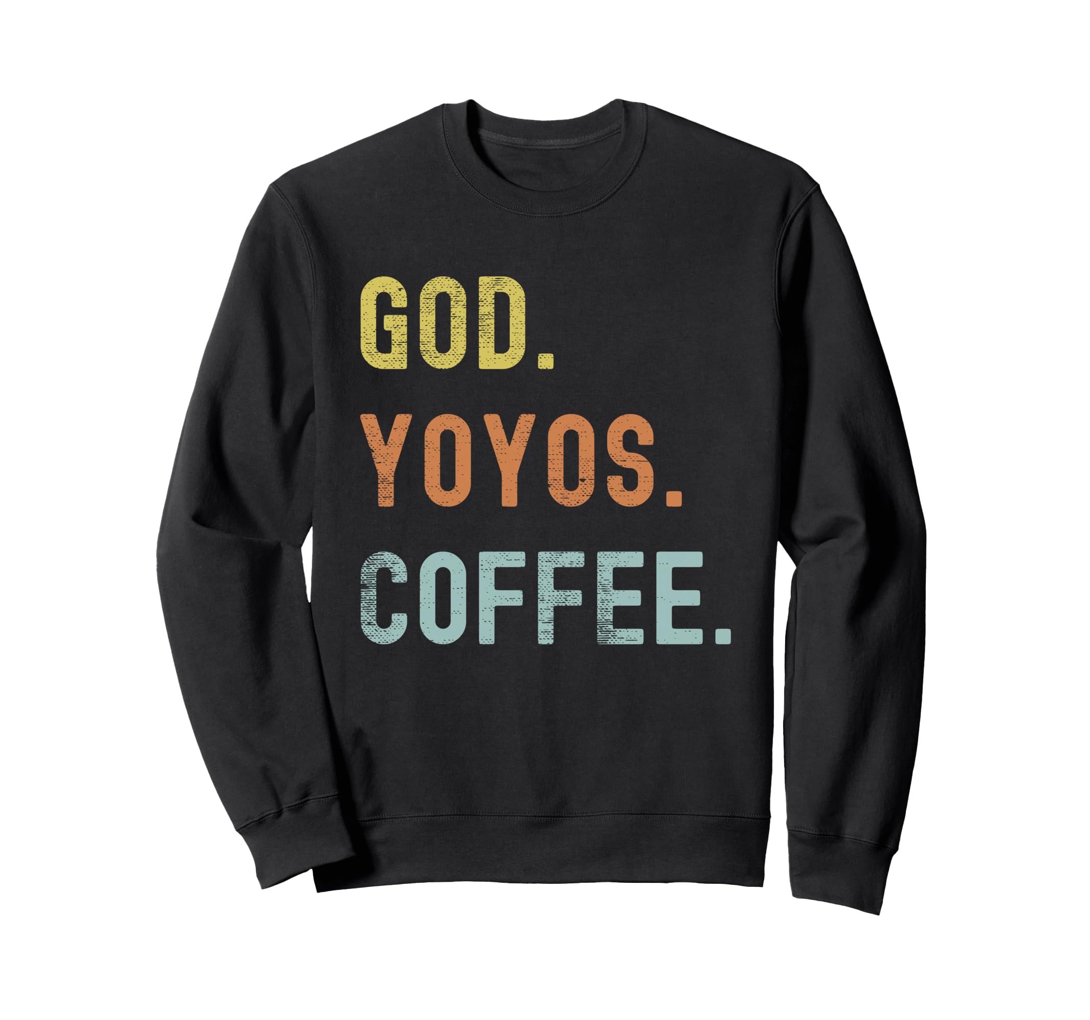 Vintages Yoyos And Coffee Sweatshirt - Streetwear Style Men Women - T-Shirt, Sweatshirt, Hoodie