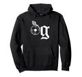 Old School Og Hip Hop Head Vinyl Cds Hoodie - Novelty Apparel for Adults - T-Shirt, Sweatshirt, Hoodie