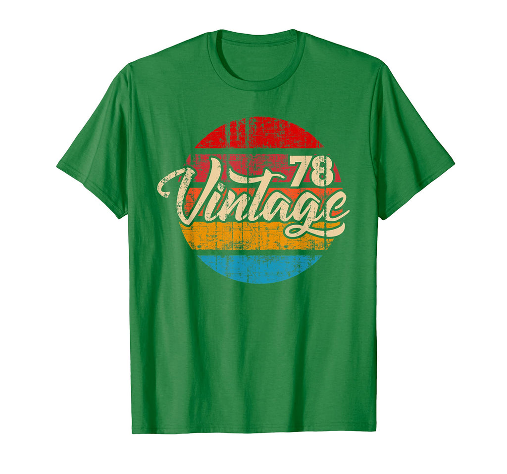 Distressed 78 Throwback Gift T-Shirt - Graphic Print Unisex - T-Shirt, Sweatshirt, Hoodie