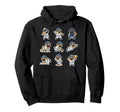 Pug Baseball Player Funny Dog Sports Lover Hoodie - Novelty Apparel Unisex - T-Shirt, Sweatshirt, Hoodie
