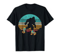 Bigfoot Roller Skating Sunset 80S 90S Skater T-Shirt - Graphic Print Unisex - T-Shirt, Sweatshirt, Hoodie