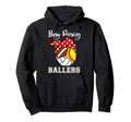 Busy Raising Ballers Funny Softball Hoodie - Unique Graphic for Adults - T-Shirt, Sweatshirt, Hoodie