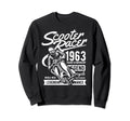 Scooter Racer Distressed Sweatshirt - Unique Graphic for Adults - T-Shirt, Sweatshirt, Hoodie