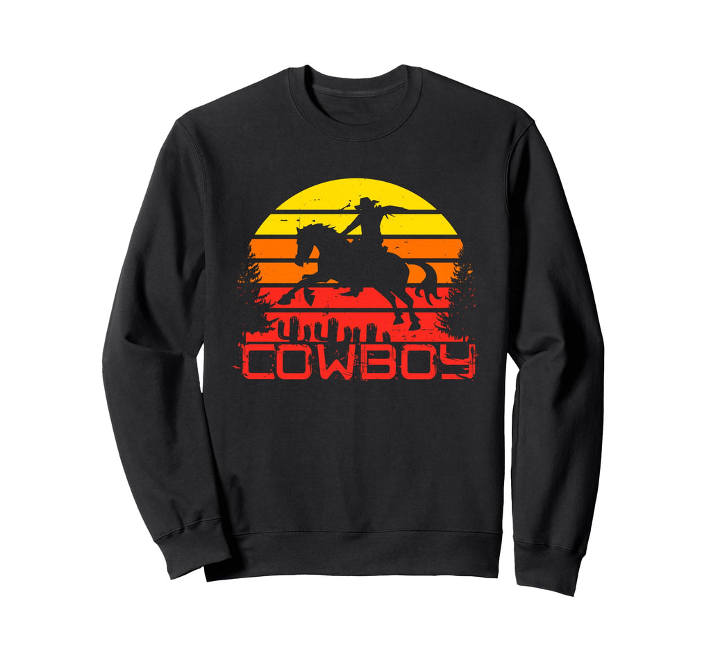 Cowboy Country Rodeo Texas Bull Sweatshirt - Graphic Print Unisex - T-Shirt, Sweatshirt, Hoodie