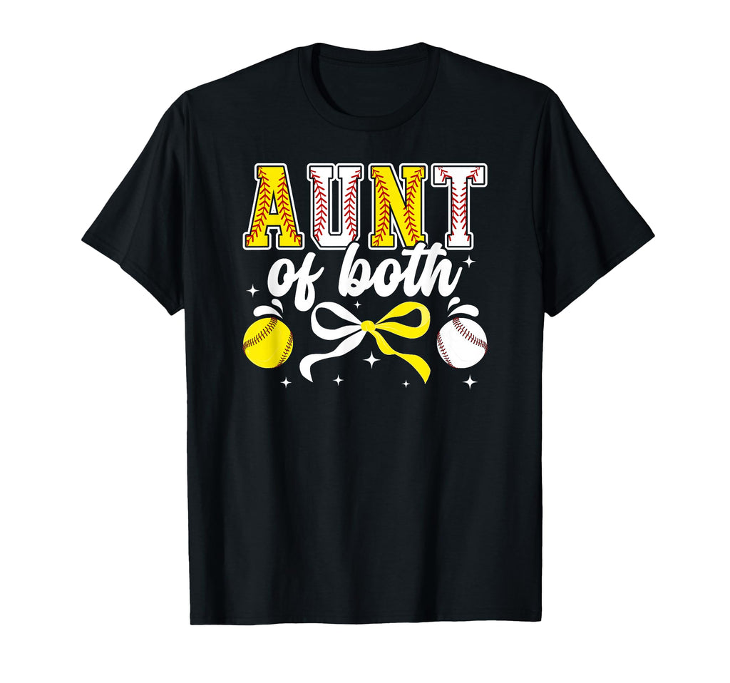 Aunt Both Coquette Baseball Softball Aunt T-Shirt - Streetwear Style Unisex - T-Shirt, Sweatshirt, Hoodie