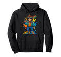 Funny Monkey Baseball Drip Animal Party Hoodie - Graphic Print Men Women - T-Shirt, Sweatshirt, Hoodie