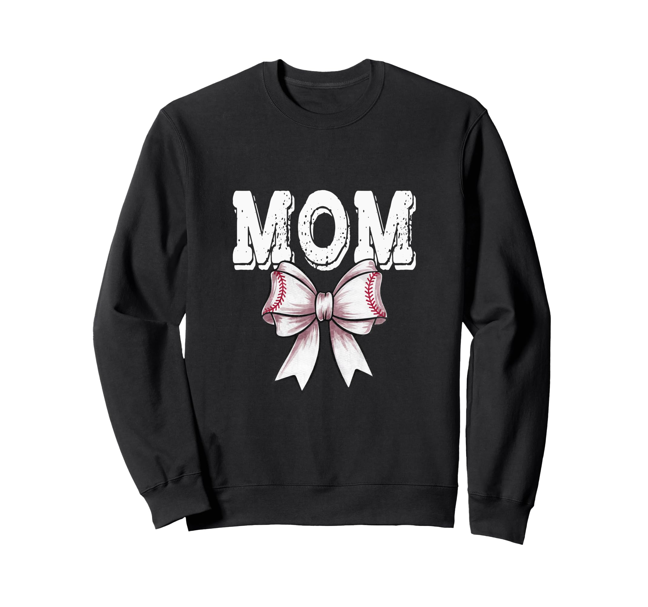 Coquette Baseball Bow Mom Sister Sweatshirt - Novelty Apparel Men Women - T-Shirt, Sweatshirt, Hoodie
