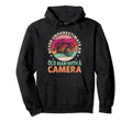 Never Underestimate Old Camera Hoodie - Novelty Apparel Men Women - T-Shirt, Sweatshirt, Hoodie