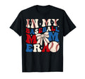 My Baseball Mom Era Groovy Mothers Day T-Shirt - Novelty Apparel Men Women - T-Shirt, Sweatshirt, Hoodie