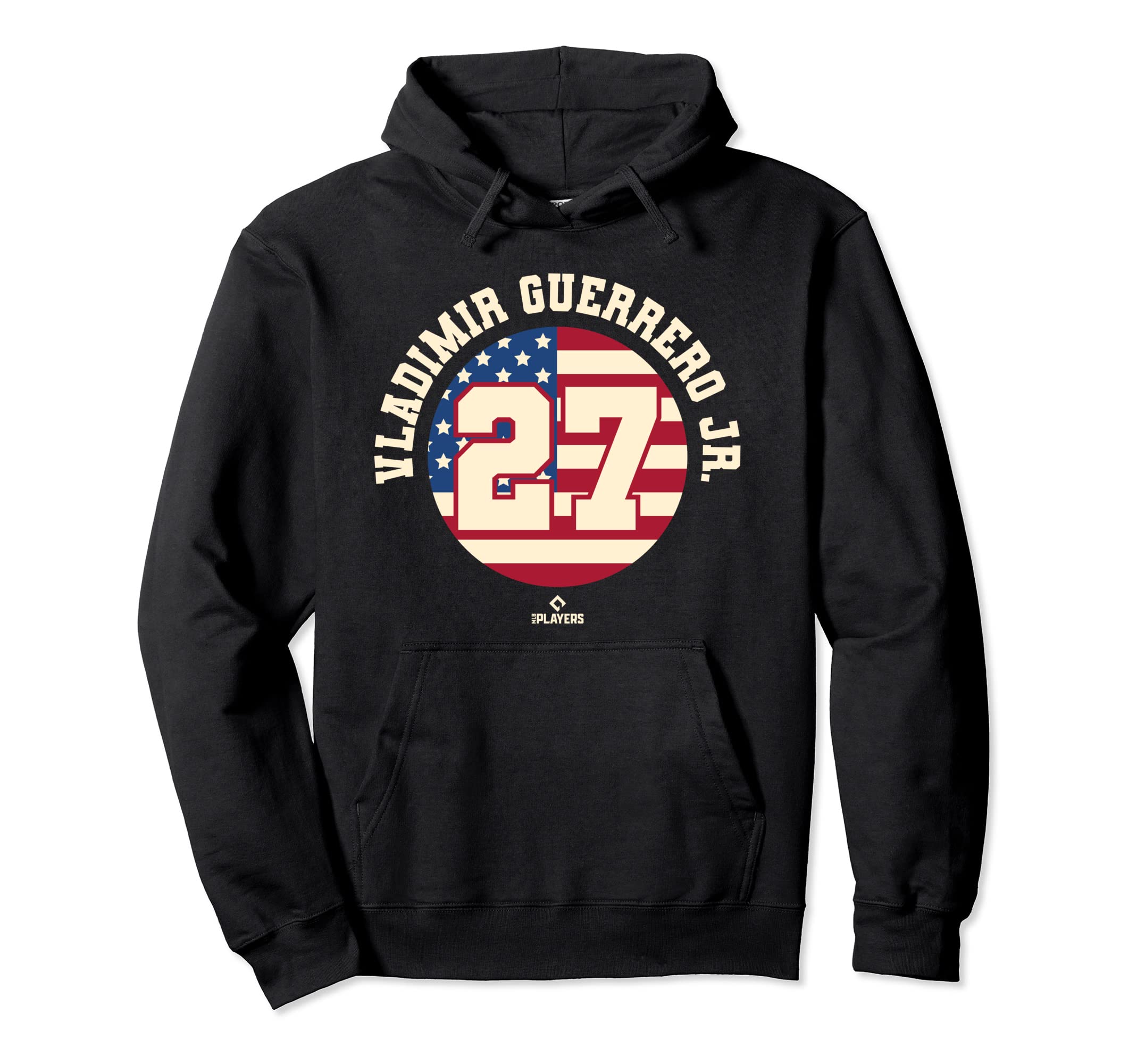 Vladimir Guerrero Jr Flag Mlbpa Hoodie - Casual Everyday Wear Unisex - T-Shirt, Sweatshirt, Hoodie