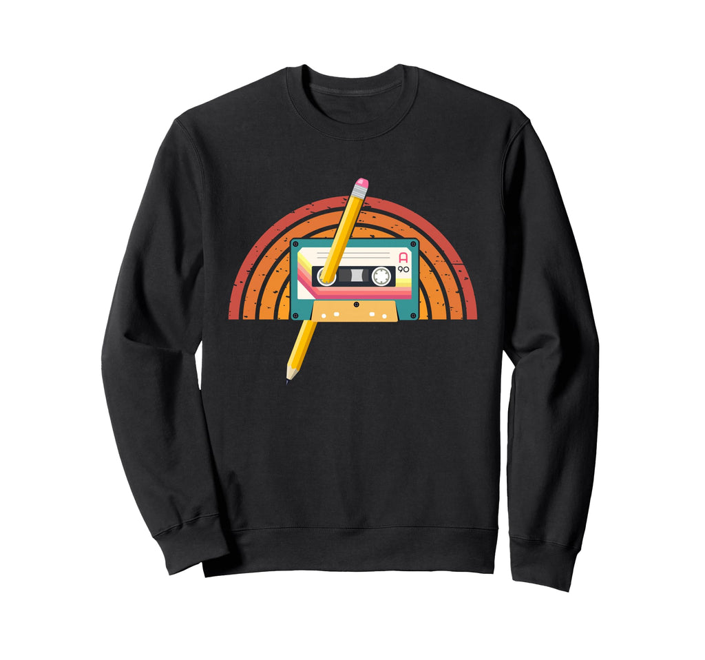 80S 990S Funny Throwback Music Sweatshirt - Minimalist Print Men Women - T-Shirt, Sweatshirt, Hoodie