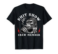 Shit Show Crew Member Monkey T-Shirt - Novelty Apparel Unisex - T-Shirt, Sweatshirt, Hoodie