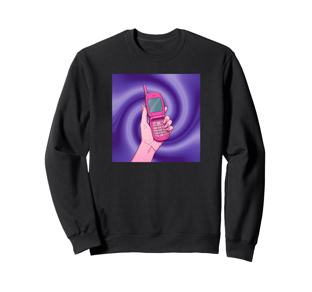 Phone Call Portal Y2K Aesthetic Sweatshirt - Custom Art Print for Adults - T-Shirt, Sweatshirt, Hoodie