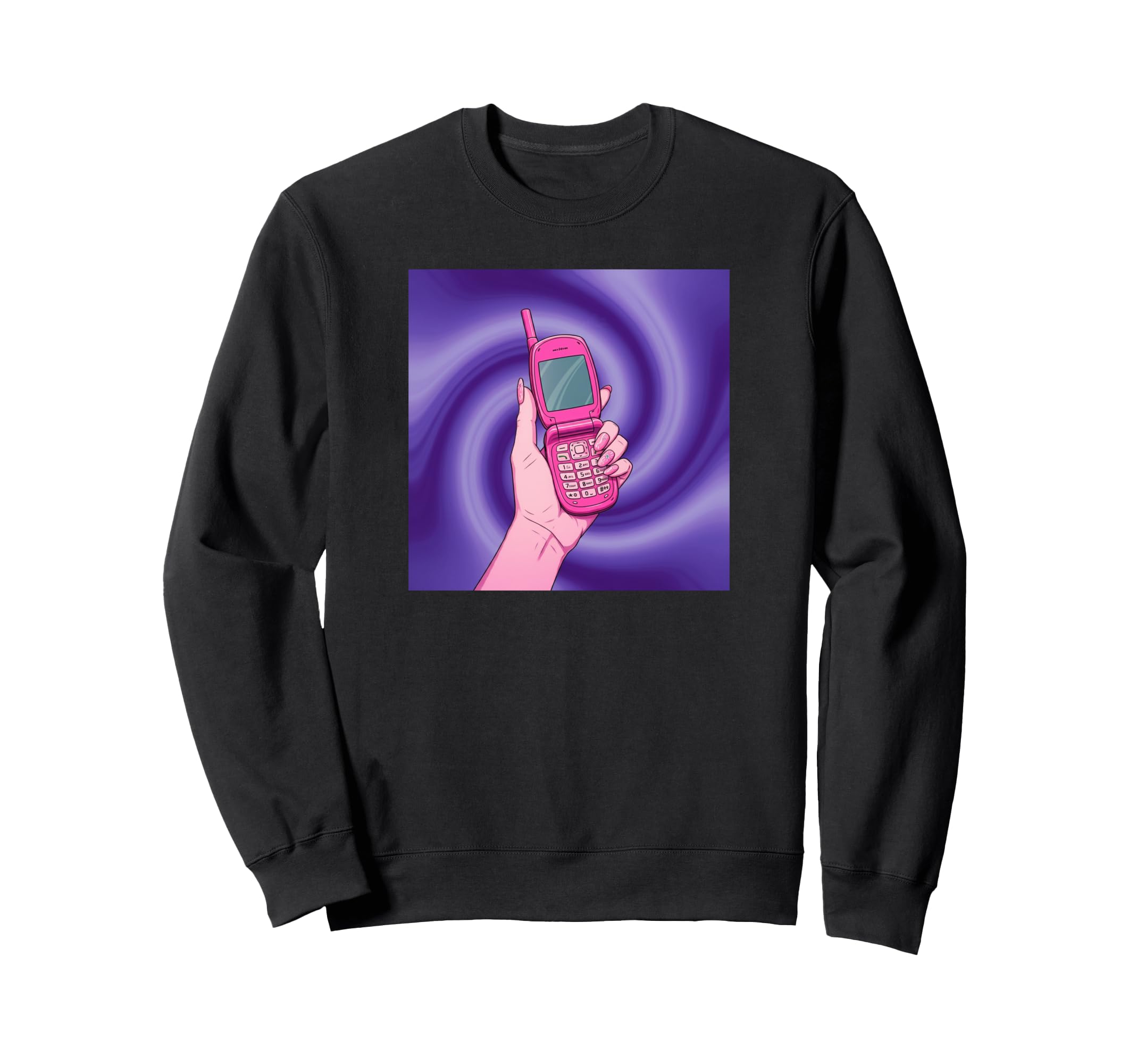 Phone Call Portal Y2K Aesthetic Sweatshirt - Custom Art Print for Adults - T-Shirt, Sweatshirt, Hoodie