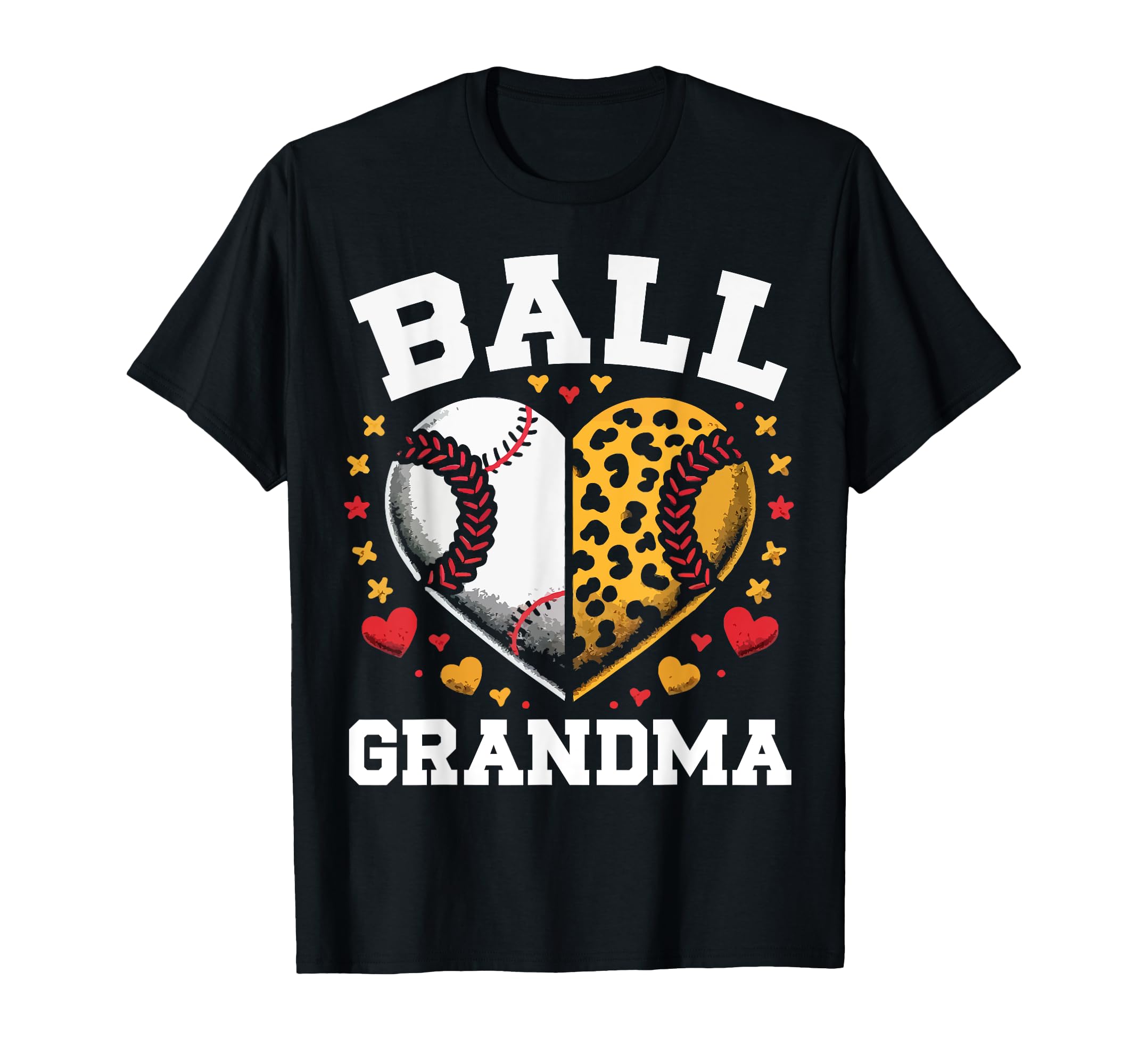 Baseball Grandma Grandmother T-Shirt - Casual Everyday Wear Men Women - T-Shirt, Sweatshirt, Hoodie