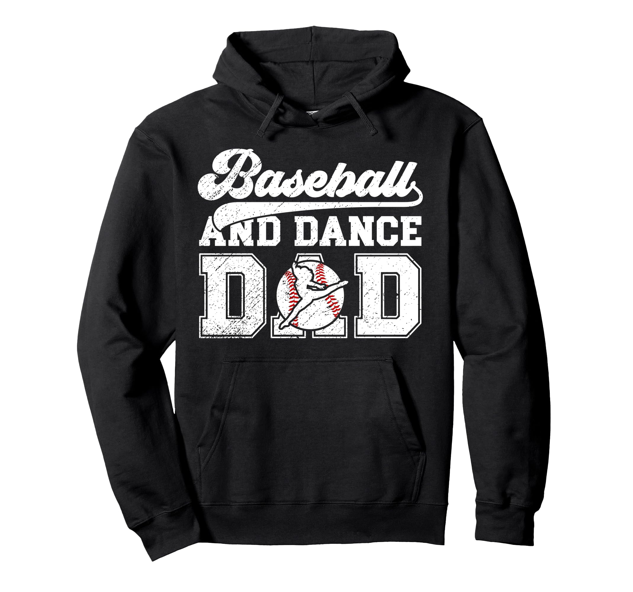 Baseball And Dancing Dad Dancer And Hoodie - Custom Art Print Unisex - T-Shirt, Sweatshirt, Hoodie