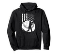 Patriotic American Flag Baseball Hoodie - Streetwear Style Men Women - T-Shirt, Sweatshirt, Hoodie