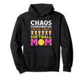 Softball Baseball Mom Player Coffee Hoodie - Graphic Print Men Women - T-Shirt, Sweatshirt, Hoodie