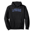 La Push Beach Distressed Blue Varsity Hoodie - Aesthetic Graphic for Adults - T-Shirt, Sweatshirt, Hoodie