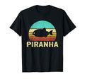 Piranha Sunset T-Shirt - Minimalist Print Men Women - T-Shirt, Sweatshirt, Hoodie