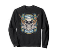 Rockin Since 1975 Skull Birthday Sweatshirt - Custom Art Print Men Women - T-Shirt, Sweatshirt, Hoodie