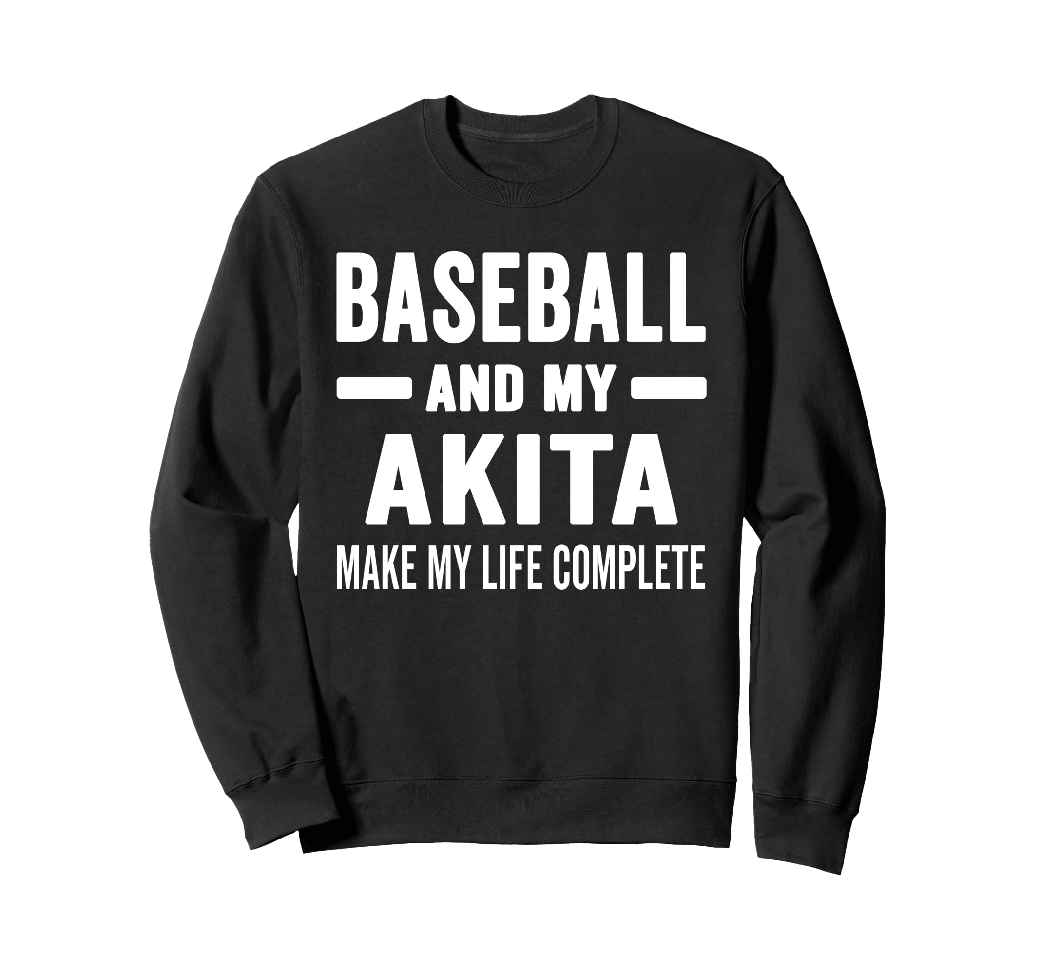 Baseball And My Akita Mama Dog Sweatshirt - Minimalist Print Men Women - T-Shirt, Sweatshirt, Hoodie