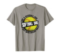 Softball Dad Like Baseball But Bigger T-Shirt - Trendy Graphic Unisex - T-Shirt, Sweatshirt, Hoodie