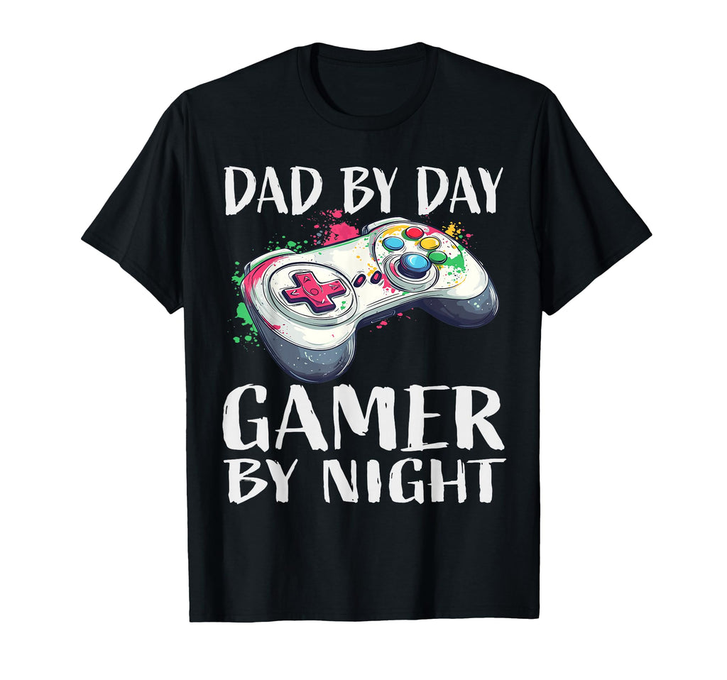 Dad Day Gamer Night Gamer Dad T-Shirt - Aesthetic Graphic Unisex - T-Shirt, Sweatshirt, Hoodie