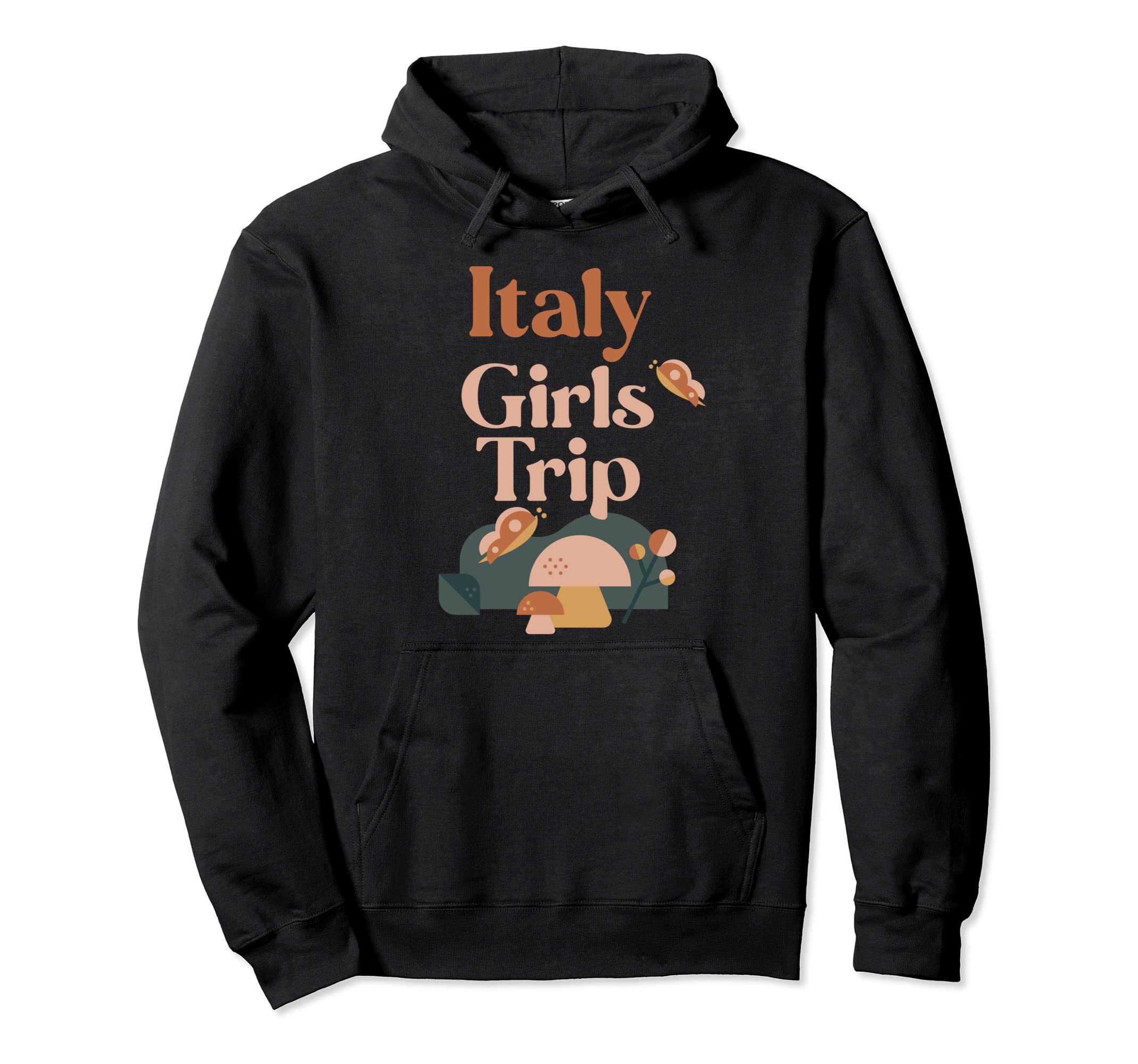 Italy Trip Matching Group Groovy Boho Hoodie - Custom Art Print Unisex - T-Shirt, Sweatshirt, Hoodie