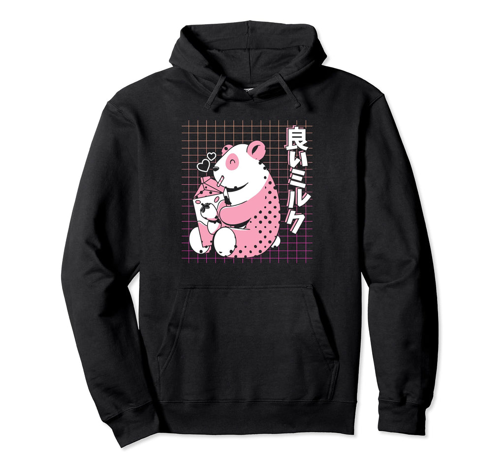 Japanese Vaporwave Animals Japan Hoodie - Trendy Graphic Men Women - T-Shirt, Sweatshirt, Hoodie