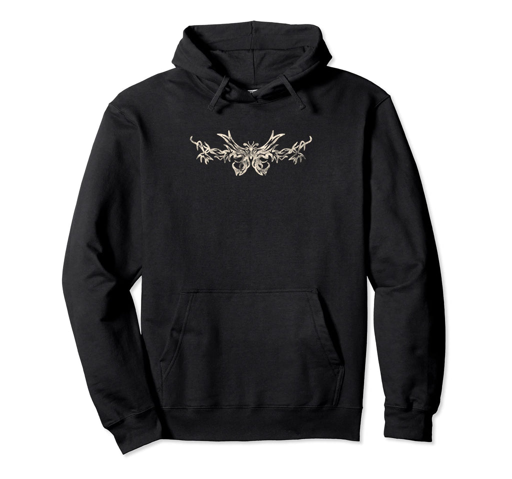 Mcbling Y2K Butterfly Tattoo Hoodie - Streetwear Style for Adults - T-Shirt, Sweatshirt, Hoodie