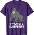 Lazy Sleeping Gorilla Monkey Gorillas Pajama - Adult & Kids T-Shirts, Sweatshirts & Hoodies apparel design preview 1