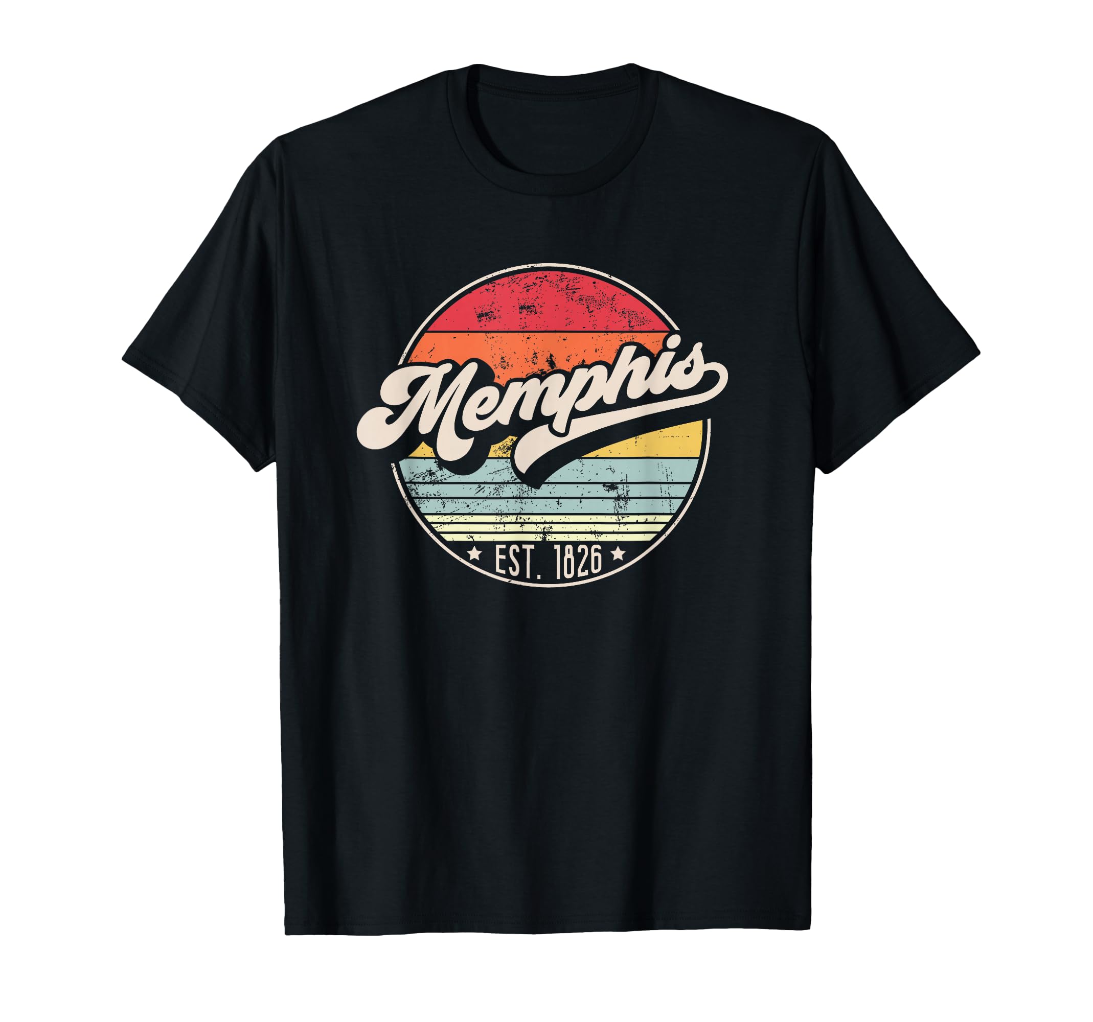 Memphis Tn Home City 70S Sunset Gift T-Shirt - Trendy Graphic for Adults - T-Shirt, Sweatshirt, Hoodie
