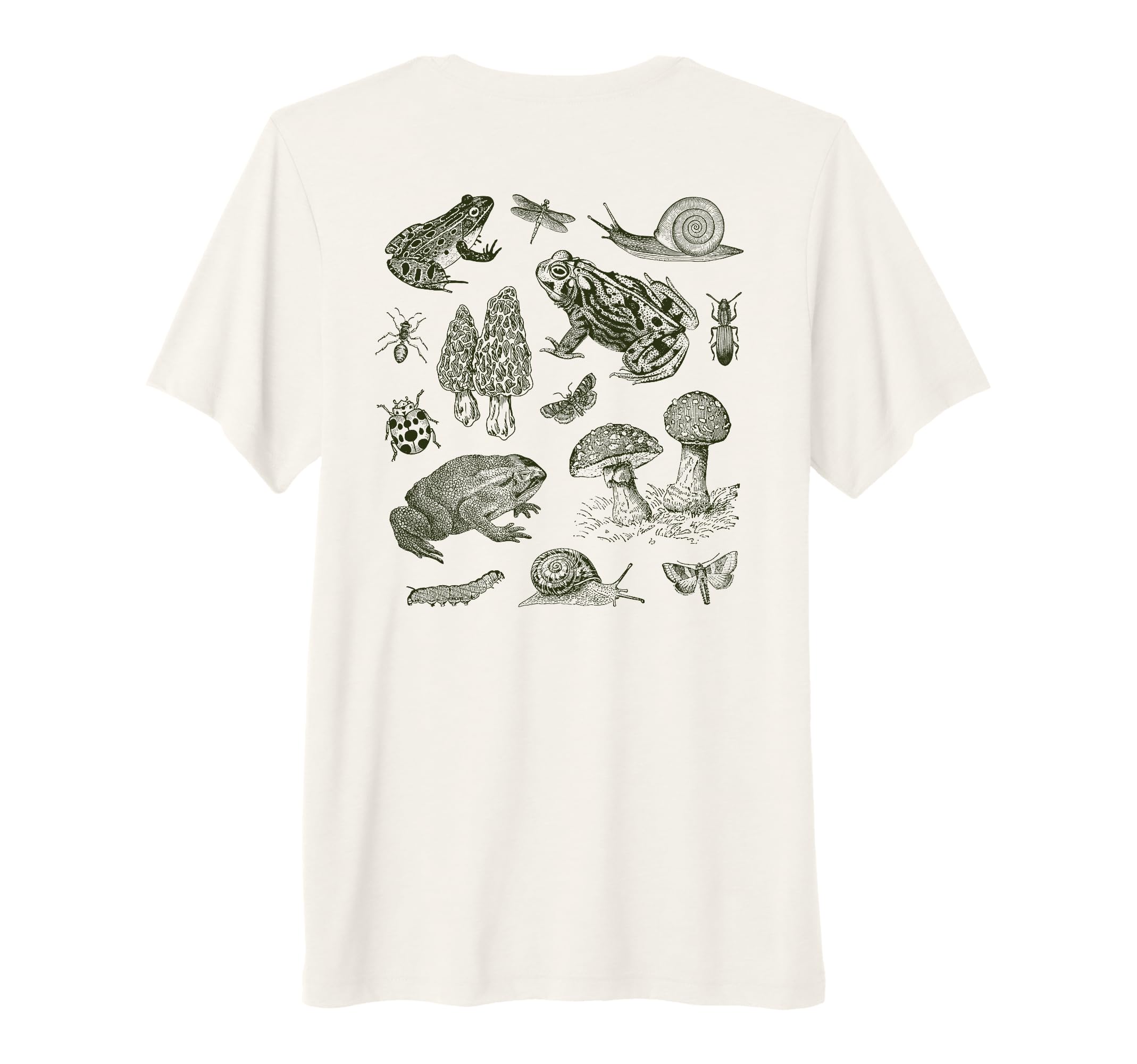 Frog Mushroom 90S Dark Academia T-Shirt - Unique Graphic Men Women - T-Shirt, Sweatshirt, Hoodie
