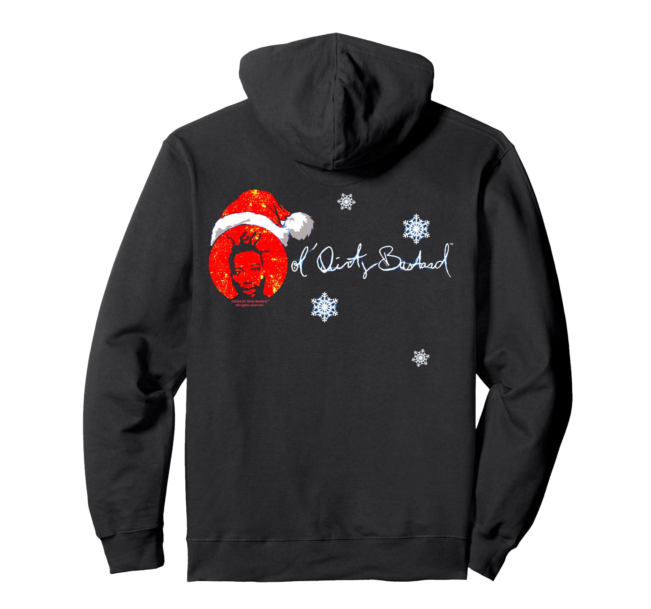 Odb Ol Dirty Ba Ard Logo Rap Santa Snow Hoodie - Graphic Print for Adults - T-Shirt, Sweatshirt, Hoodie
