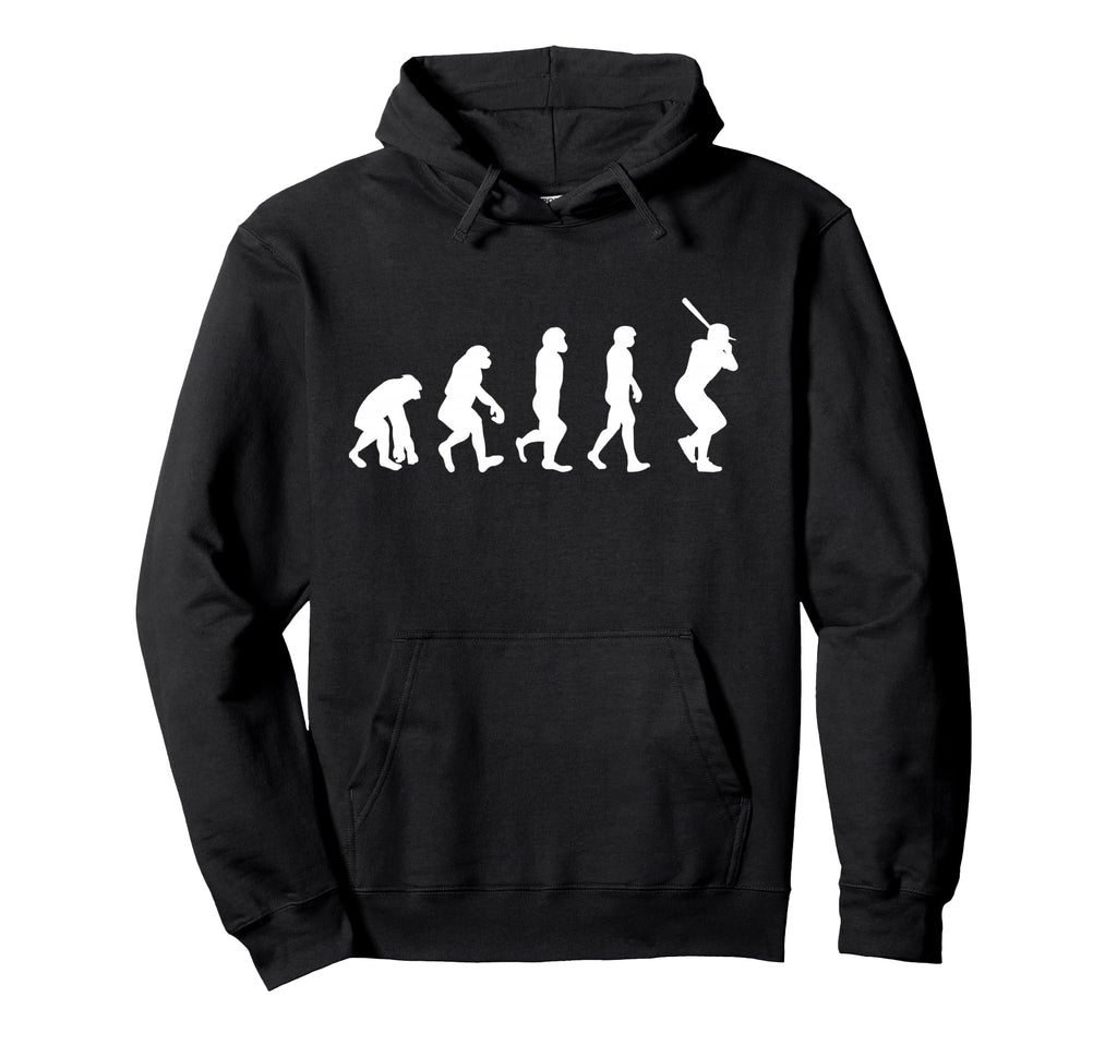 Baseball Evolution Baseball Hoodie - Streetwear Style Unisex - T-Shirt, Sweatshirt, Hoodie