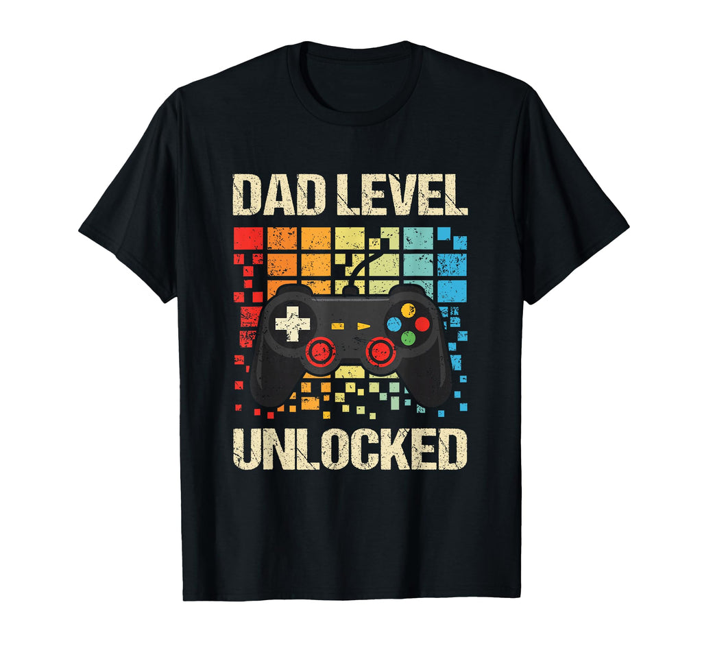 Dad Level Unlocked Funny New Dad Father T-Shirt - Unique Graphic Men Women - T-Shirt, Sweatshirt, Hoodie