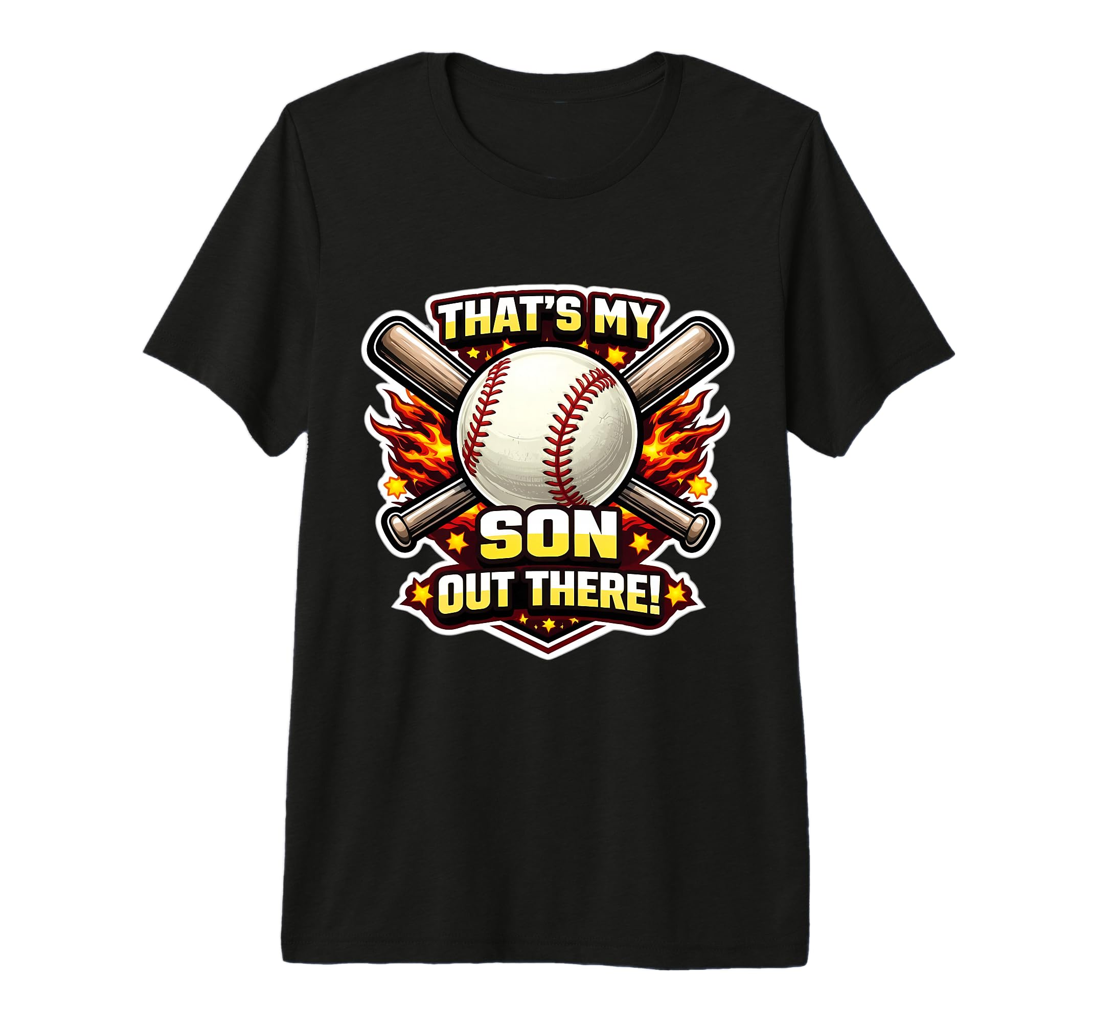 Thats My Son Out There Proud Baseball Dad T-Shirt - Unique Graphic Unisex - T-Shirt, Sweatshirt, Hoodie