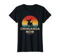 Womens Chihuahua Mom Silhouette Sunset T-Shirt - Unique Graphic Unisex - T-Shirt, Sweatshirt, Hoodie
