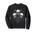 Skull Cross Y2K Grunge Aesthetic Sweatshirt - Fun Novelty Design Unisex - T-Shirt, Sweatshirt, Hoodie