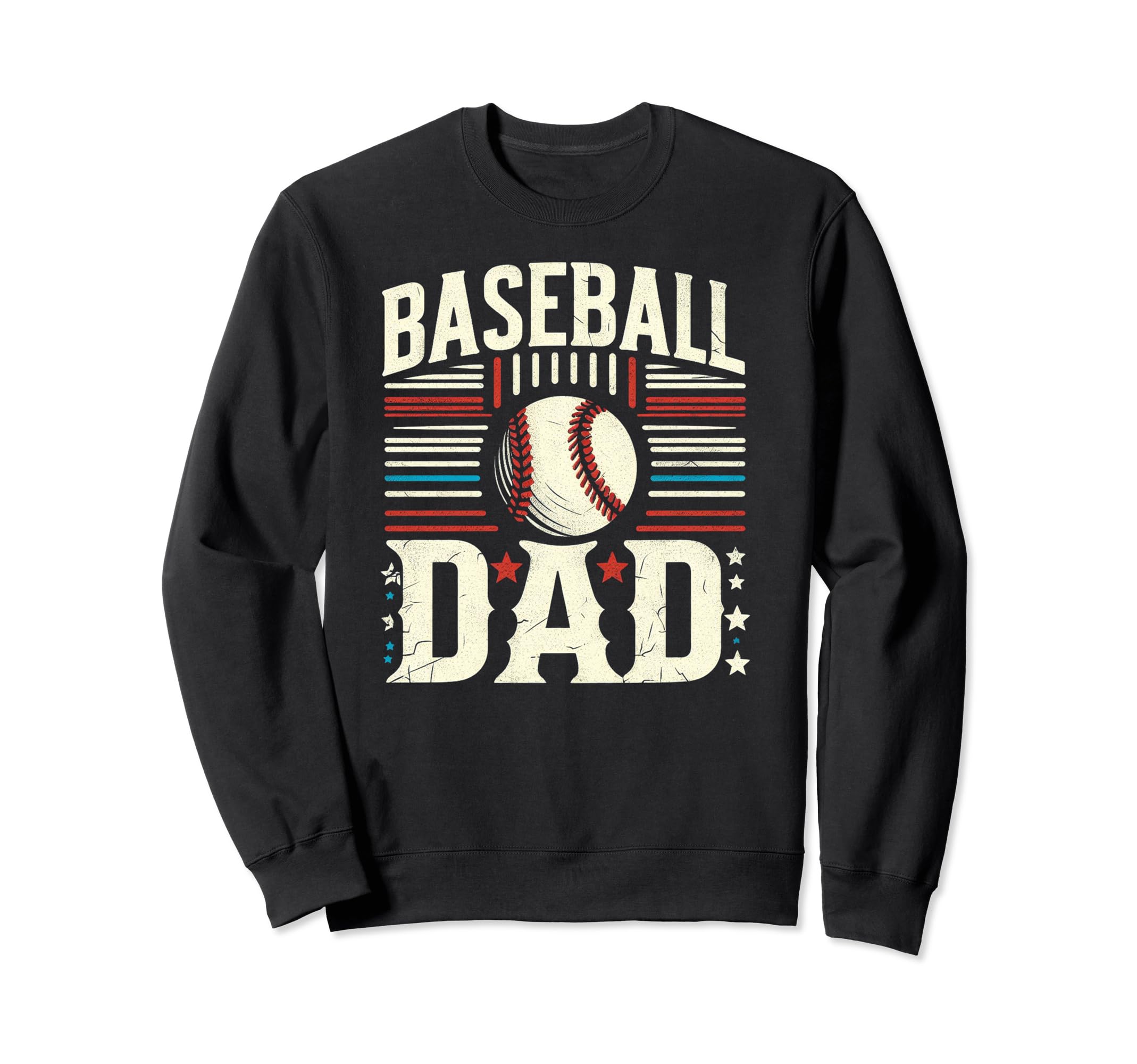 Baseball Dad Fathers Day Sweatshirt - Streetwear Style Unisex - T-Shirt, Sweatshirt, Hoodie