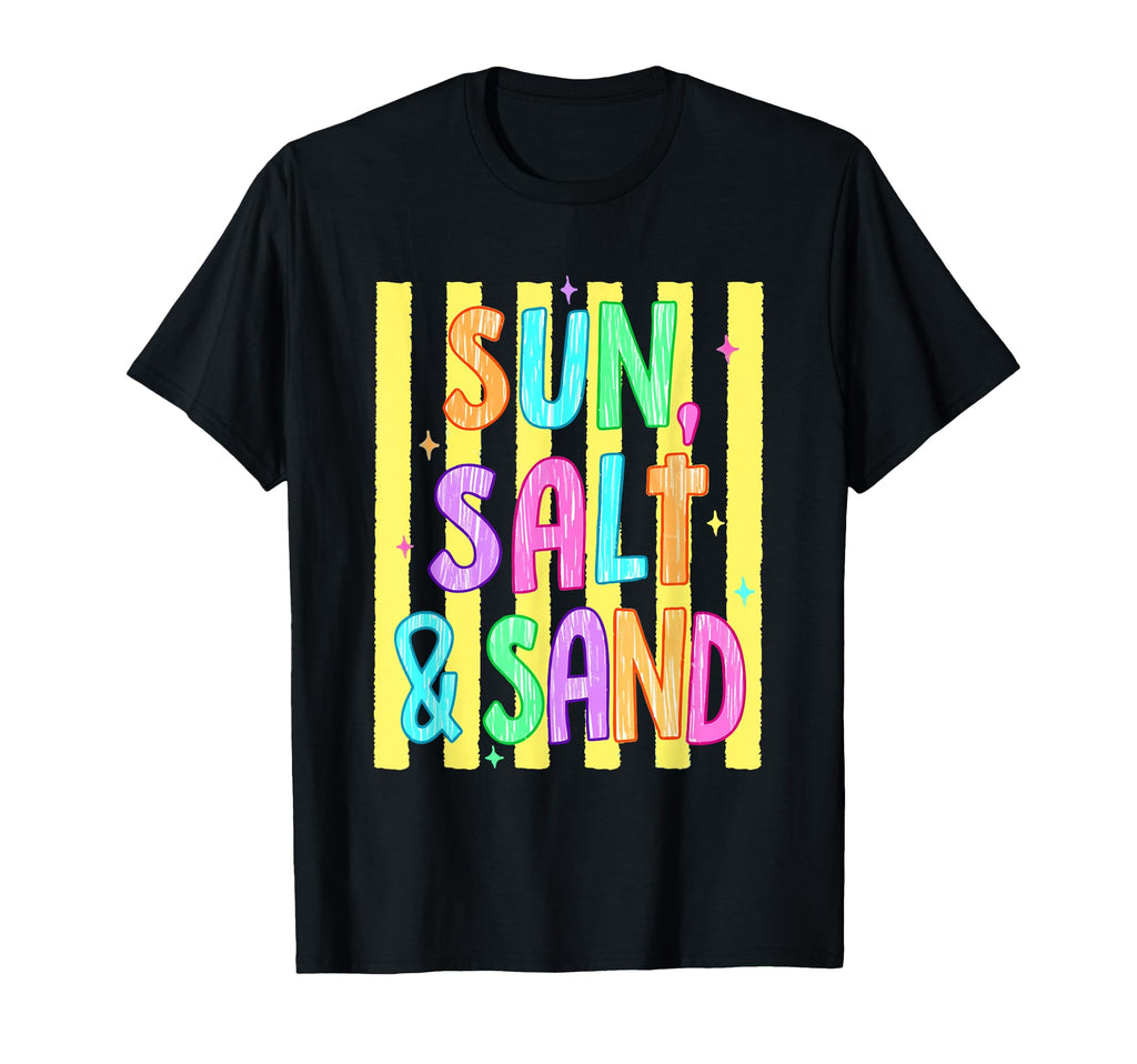 Striped Sun Salt And Sand Summer Beach T-Shirt - Unique Graphic Unisex - T-Shirt, Sweatshirt, Hoodie