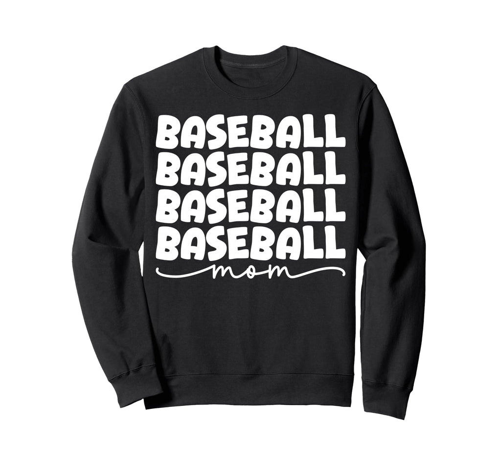 Baseball Mom Pride Sweatshirt - Novelty Apparel for Adults - T-Shirt, Sweatshirt, Hoodie